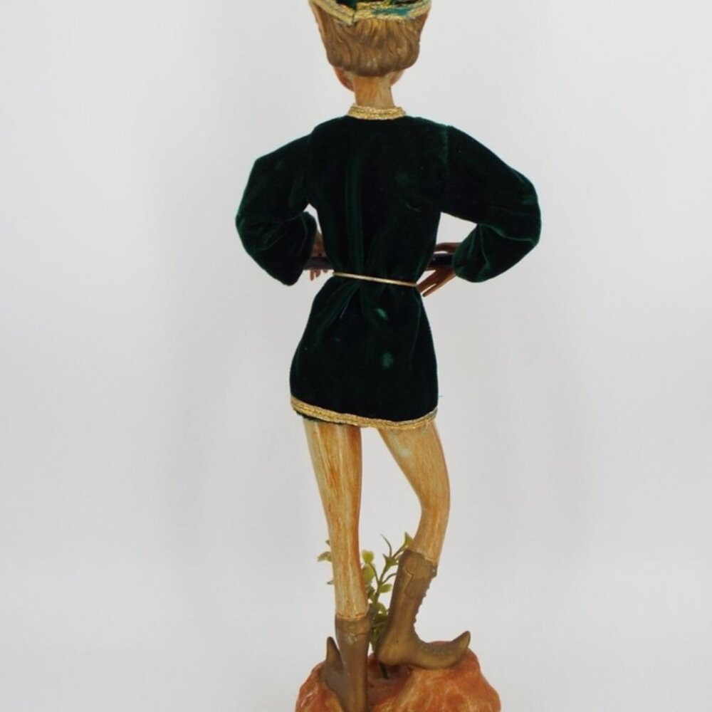 Vintage MCM Hollywood Regency 18" Pixie Elf Sculpture Figurine Hong Kong - Picture 2 of 15